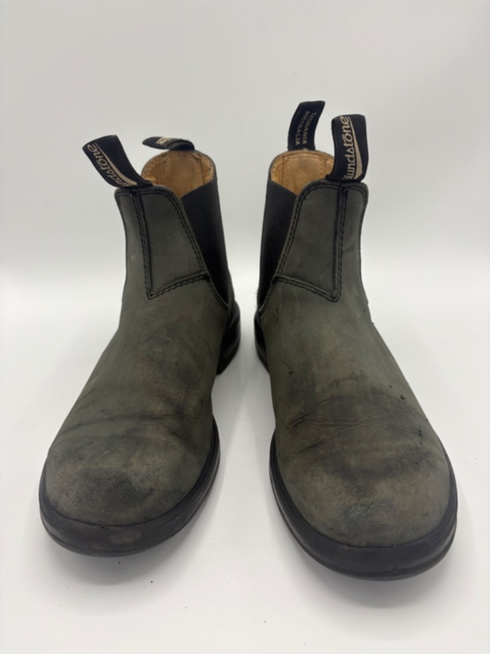 Blundstone Olive Green Chelsea Work Boots